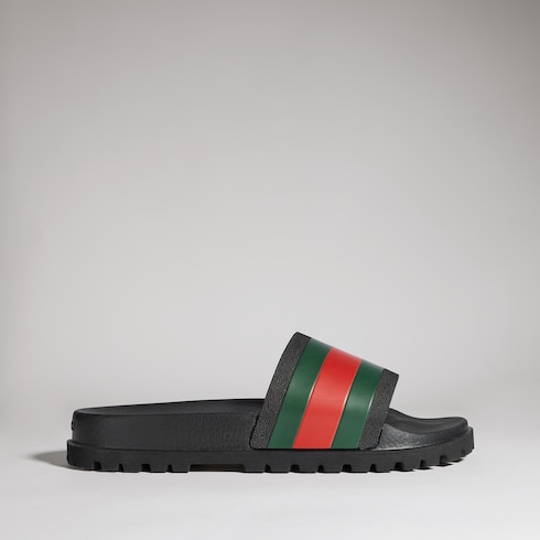 Gucci Slide Sandal with Web - Obrázek 3